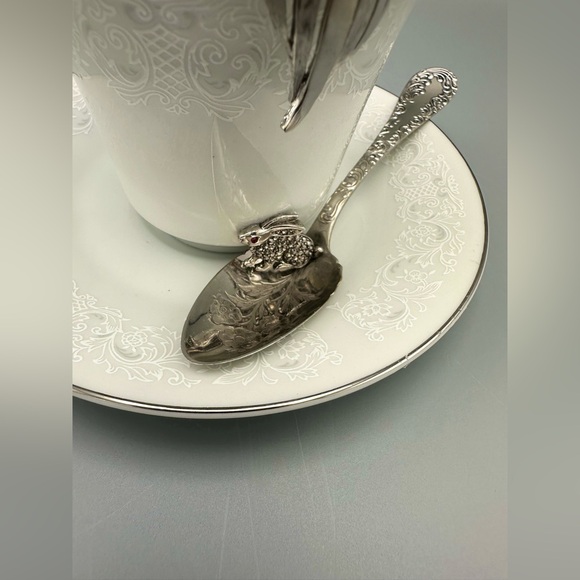 Handmade Vintage Jewelry Teacup Art – Whimsical One of a Kind Decor - Picture 3 of 8